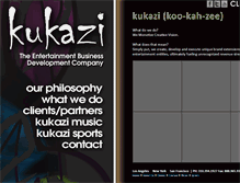 Tablet Screenshot of kukazi.com